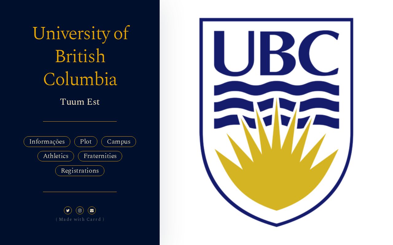 Carrd profile picture for @ubc